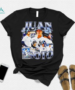 Juan Soto professional baseball outfielder for the New York Yankees portrait card shirt