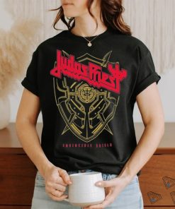 Judas Priest Red And Gold Invincible Shield Shirt, hoodie, sweater, long sleeve and tank top Judas Priest Red And Gold Invincible Shield Shirt