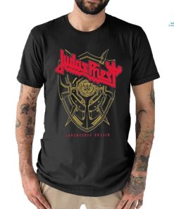Judas Priest Red And Gold Invincible Shield Shirt, hoodie, sweater, long sleeve and tank top Judas Priest Red And Gold Invincible Shield Shirt