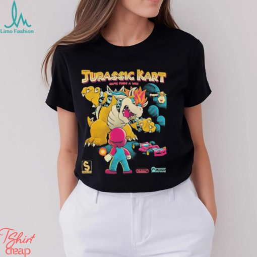 Jurassic Kart Game Finds A Way 2024 T shirt