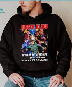 Jurgen Klopp Liverpool 9 years of the memories 2015 2024 thank you for the memories signature shirt