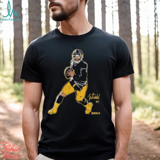 Justin Fields Pittsburgh Superstar Pose Signature Shirt