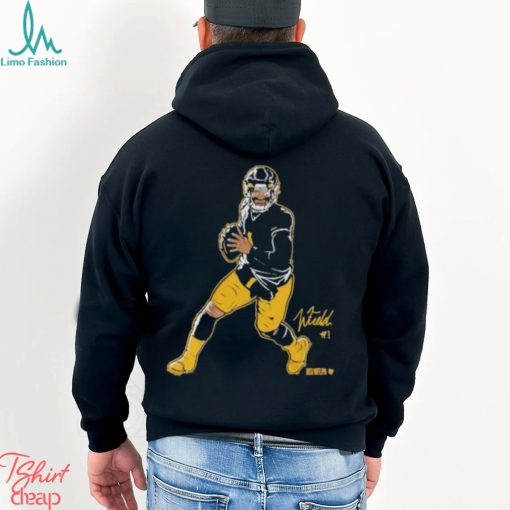 Justin Fields Pittsburgh Superstar Pose Signature Shirt