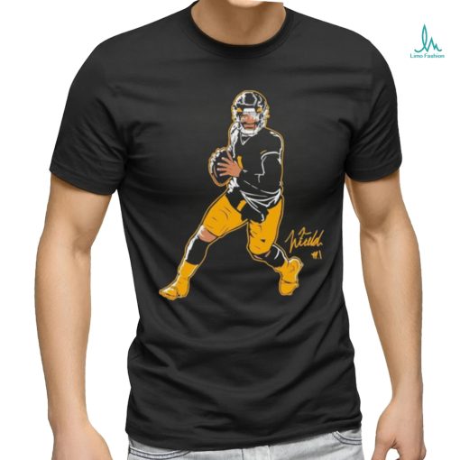 Justin Fields Pittsburgh Superstar Pose signature shirt