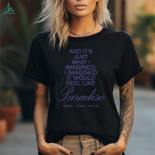 Justin Timberlake Merch Nsync Paradise Shirt