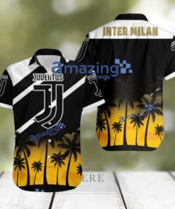 Juventus FC Logo Button Down Hawaiian Shirt Hip Summer Trend