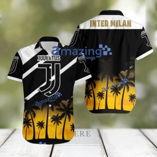 Juventus FC Logo Button Down Hawaiian Shirt Hip Summer Trend