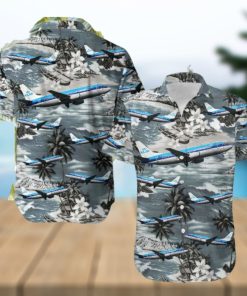 KLM Royal Dutch Airlines Boeing 737 306 Hawaiian Shirt