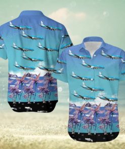 KLM Royal Dutch Airlines Boeing 737 9K2 Hawaiian Shirt