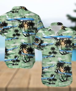 KLM Royal Dutch Airlines Boeing 777 306ER Hawaiian Shirt