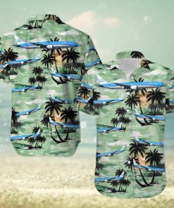 KLM Royal Dutch Airlines Boeing 777 306ER Hawaiian Shirt