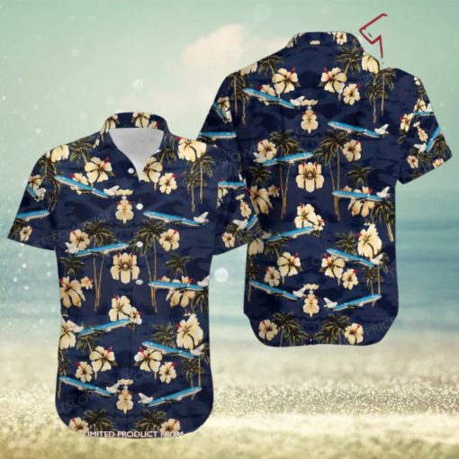 KLM Royal Dutch Airlines McDonnell Douglas MD 11 Hawaiian Shirt