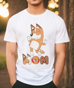 Kansas City Chiefs Smiling Dancing Bluey Mom shirt
