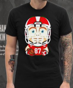 Kansas City Chiefs Travis Kelce Chibi Football shirt