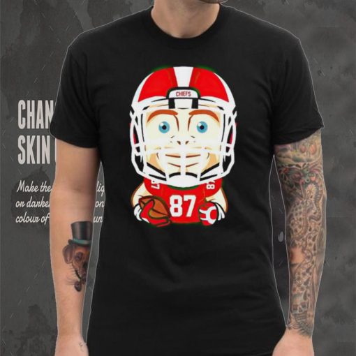 Kansas City Chiefs Travis Kelce Chibi Football shirt