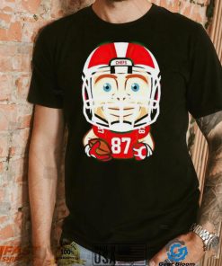 Kansas City Chiefs Travis Kelce Chibi Football shirt