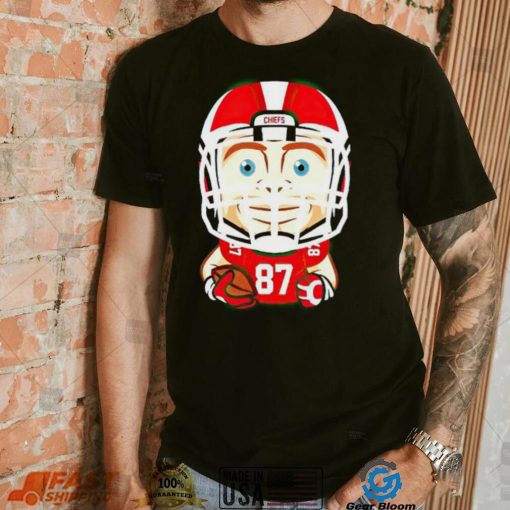 Kansas City Chiefs Travis Kelce Chibi Football shirt