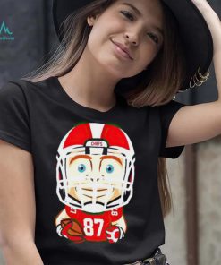 Kansas City Chiefs Travis Kelce Chibi Football shirt