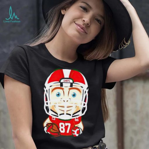 Kansas City Chiefs Travis Kelce Chibi Football shirt