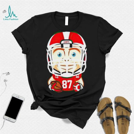 Kansas City Chiefs Travis Kelce Chibi Football shirt
