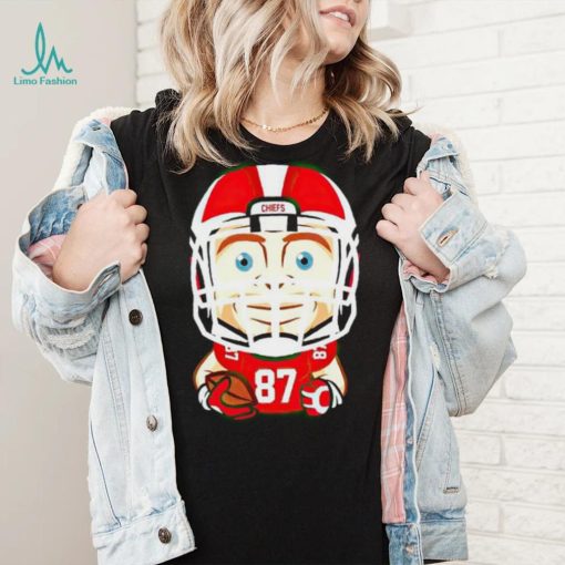 Kansas City Chiefs Travis Kelce Chibi Football shirt