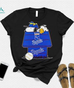 Kansas City Royals Snoopy And Woodstock The Peanuts Baseball shirt