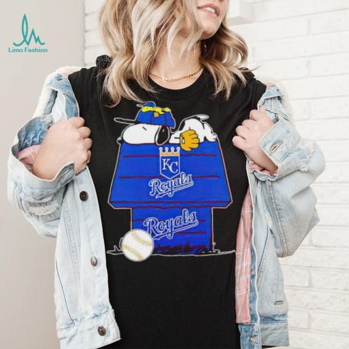 Kansas City Royals Snoopy And Woodstock The Peanuts Baseball shirt