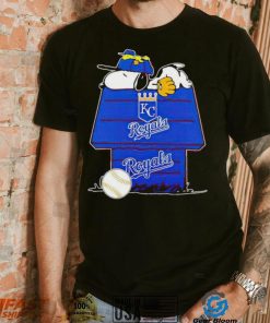 Kansas City Royals Snoopy And Woodstock The Peanuts Baseball shirt
