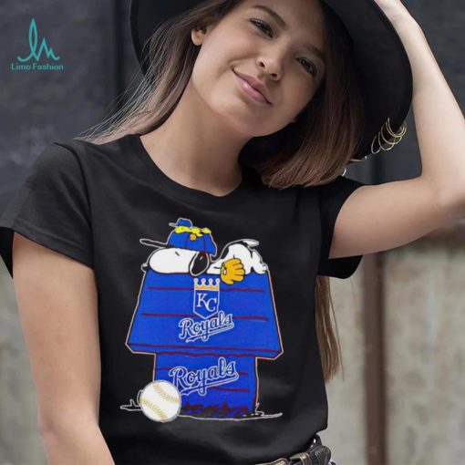 Kansas City Royals Snoopy And Woodstock The Peanuts Baseball shirt