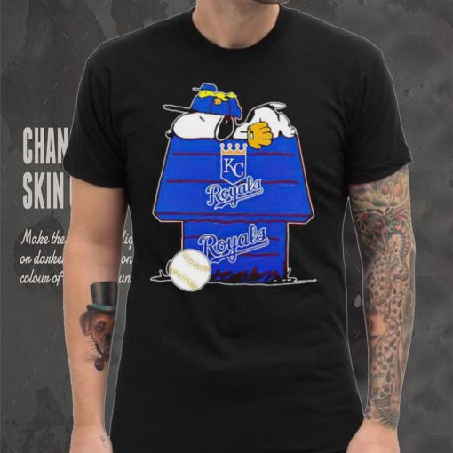 Kansas City Royals Snoopy And Woodstock The Peanuts Baseball shirt