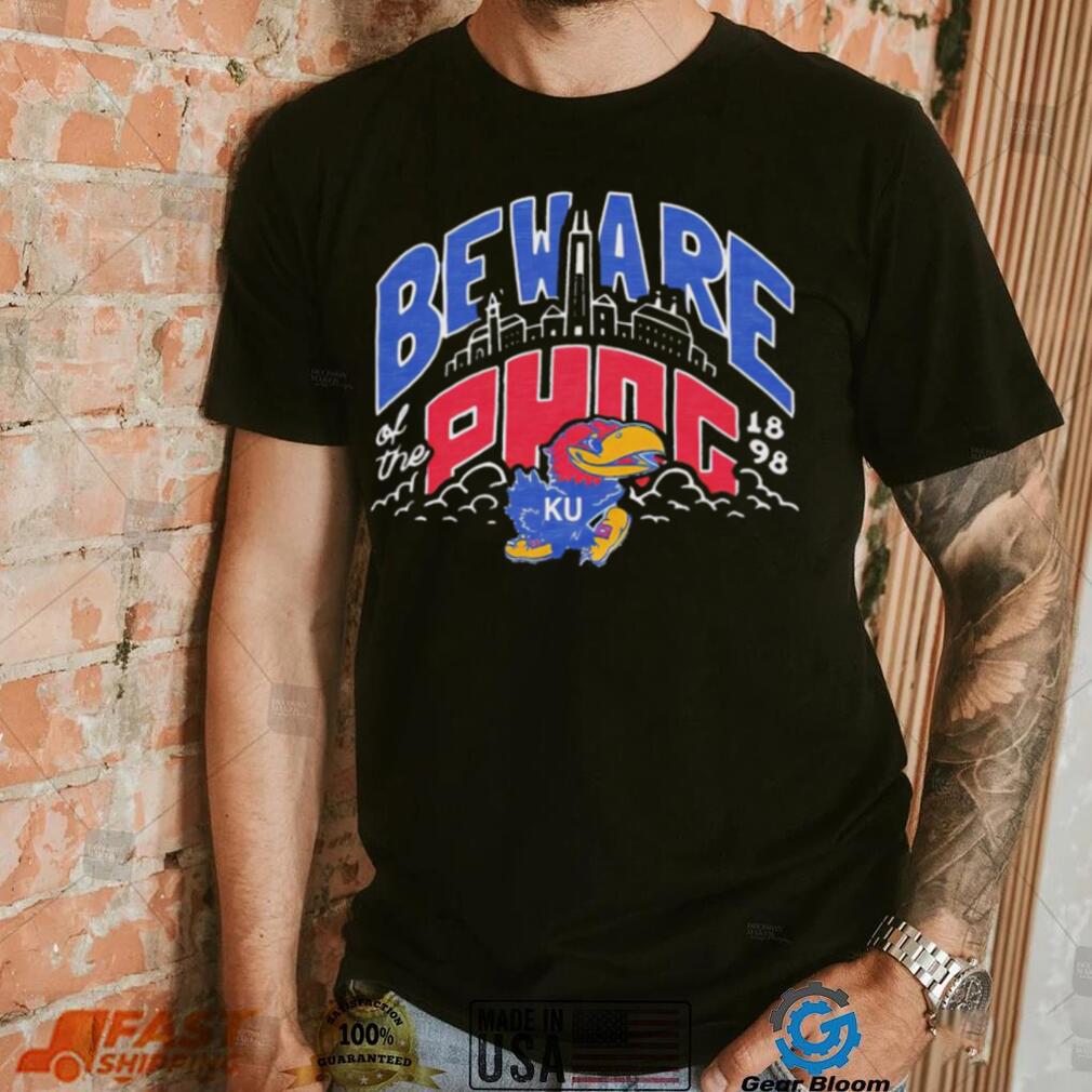 Kansas Jayhawks basketball beware of the Phog logo shirt Kansas Jayhawks basketball beware of the Phog logo shirt