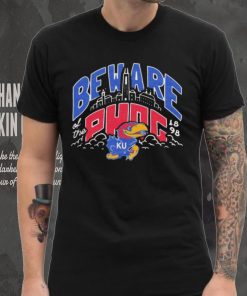 Kansas Jayhawks basketball beware of the Phog logo shirt