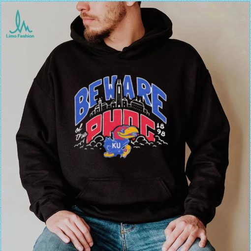 Kansas Jayhawks basketball beware of the Phog logo shirt