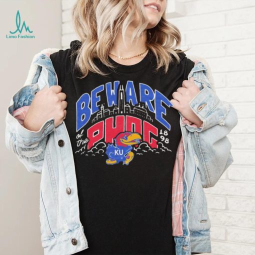 Kansas Jayhawks basketball beware of the Phog logo shirt