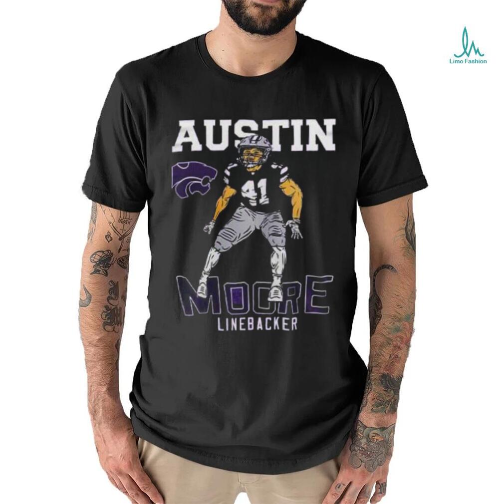 Kansas State Football Austin Moore Linebacker shirt Kansas State Football Austin Moore Linebacker shirt