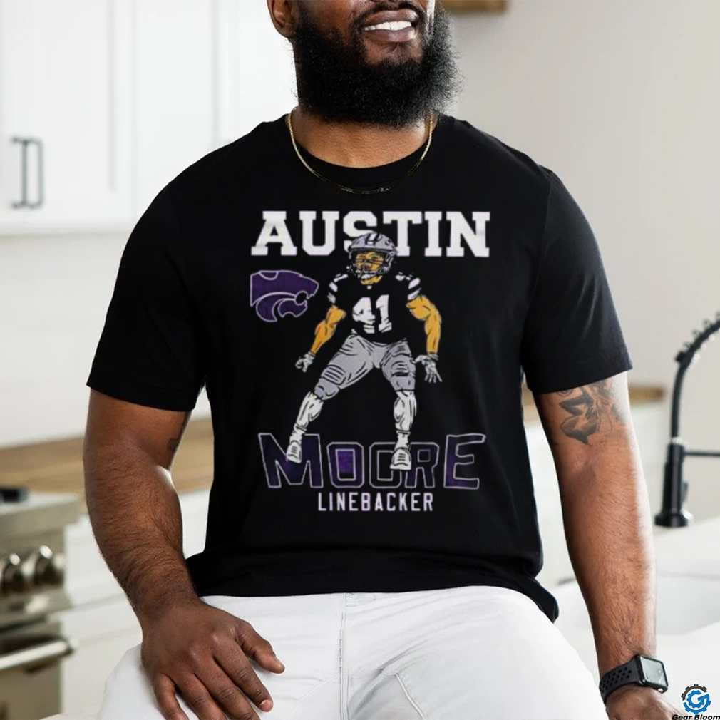 Kansas State Football Austin Moore Linebacker shirt Kansas State Football Austin Moore Linebacker shirt