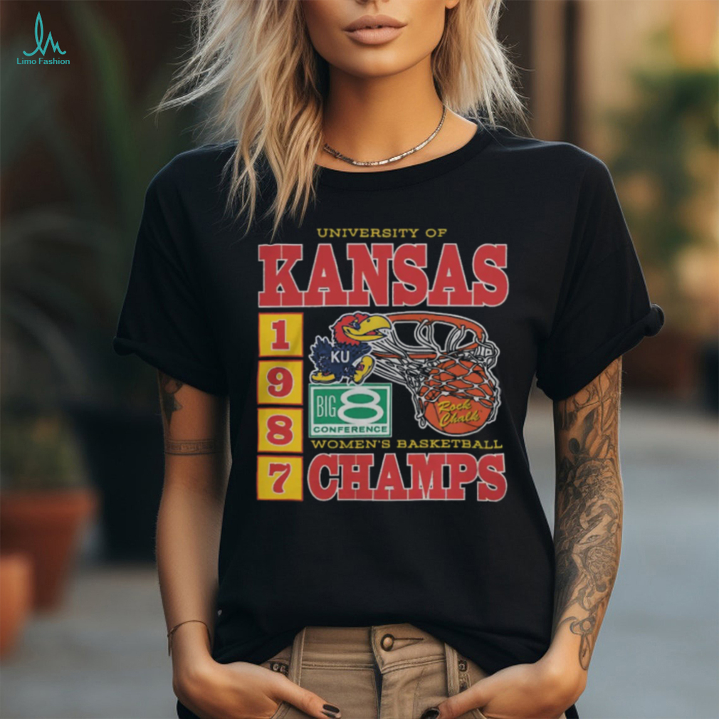 Kansas Women’s Basketball 1987 Big Eight Champs Shirt Kansas Women’s Basketball 1987 Big Eight Champs Shirt