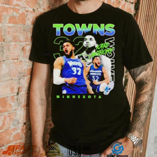 Karl Anthony 32 Towns Minnesota Basketball Player shirt