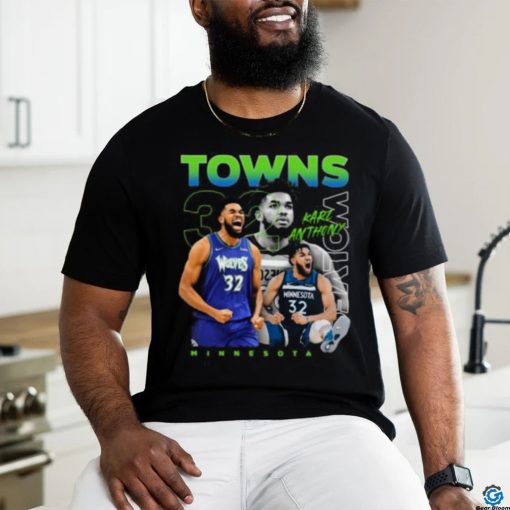 Karlanthony Towns Collage T shirt