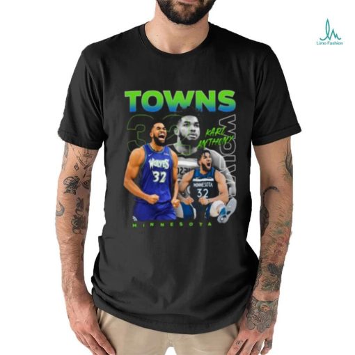 Karlanthony Towns Collage T shirt