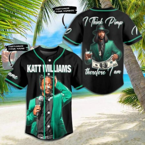 Katt Williams I Think Pimp Therefore I Am Custom Baseball Jersey