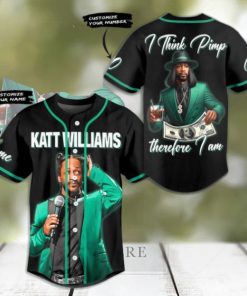 Katt Williams I Think Pimp Therefore I Am Custom Baseball Jersey