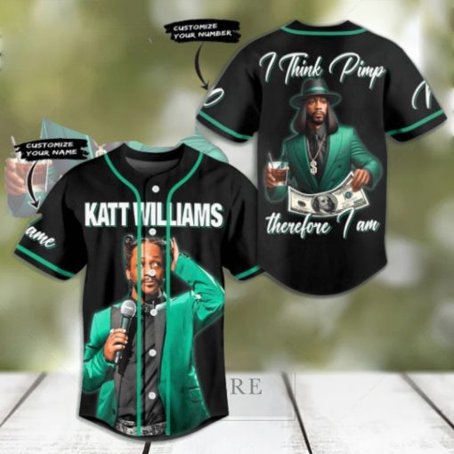 Katt Williams I Think Pimp Therefore I Am Custom Baseball Jersey