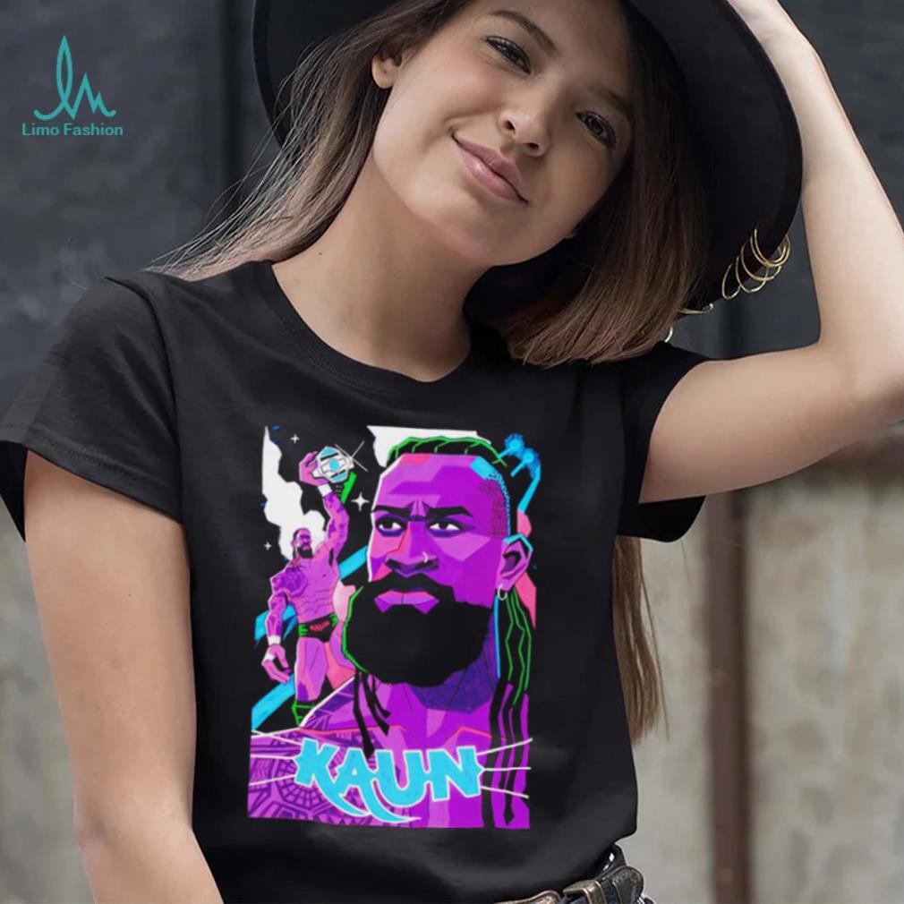 Kaun American professional wrestler cartoon shirt Kaun American professional wrestler cartoon shirt