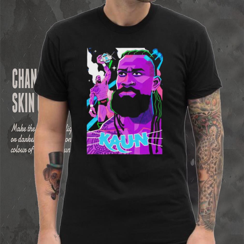 Kaun American professional wrestler cartoon shirt Kaun American professional wrestler cartoon shirt