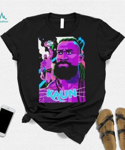 Kaun American professional wrestler cartoon shirt