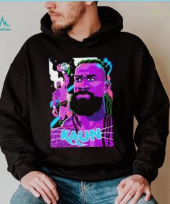 Kaun American professional wrestler cartoon shirt