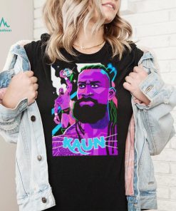 Kaun American professional wrestler cartoon shirt