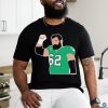 Kelce number 62 hand up Philadelphia Eagles Football Player NFL shirt