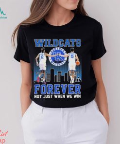 Kentucky Wildcats Antonio Reeves And Reed Sheppard Forever Not Just When We Win Signatures Shirt